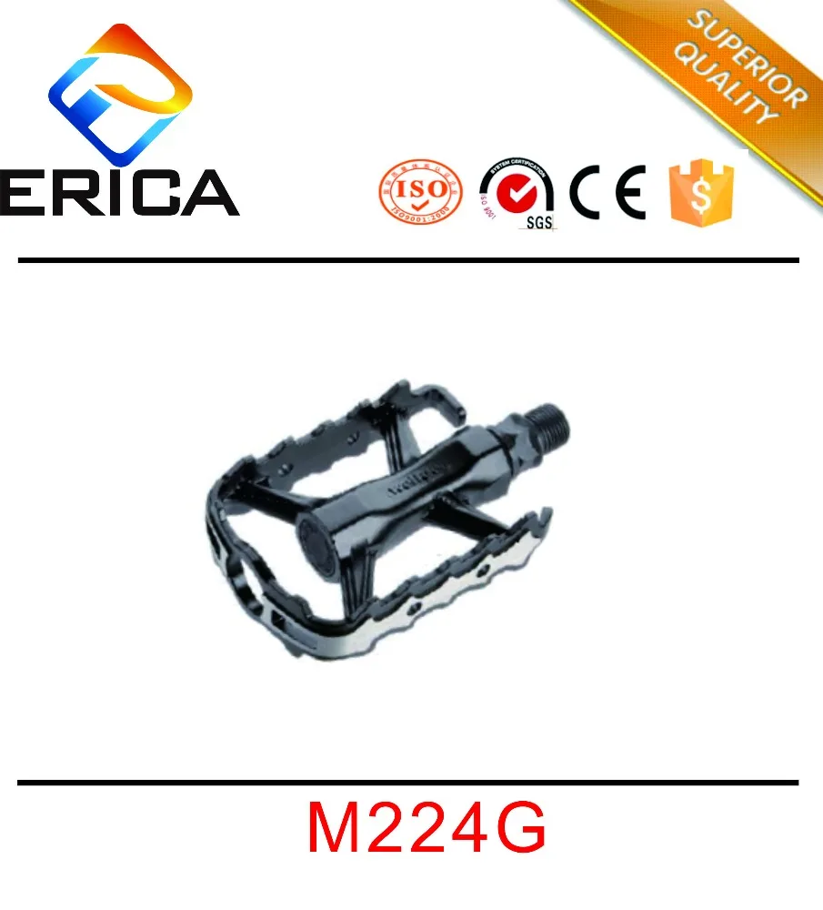 Wellgo WM001 MTB Road Bike Pedal Aluminum Standard Pedal Platform Light Yellow