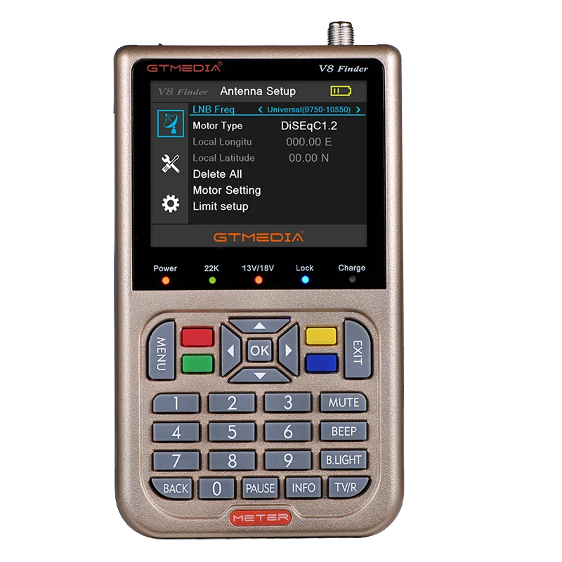 Gtmedia V8 Finder Dvb-s2 Digital Finder 3.5 Inch Lcd Mpeg-2/mpeg4