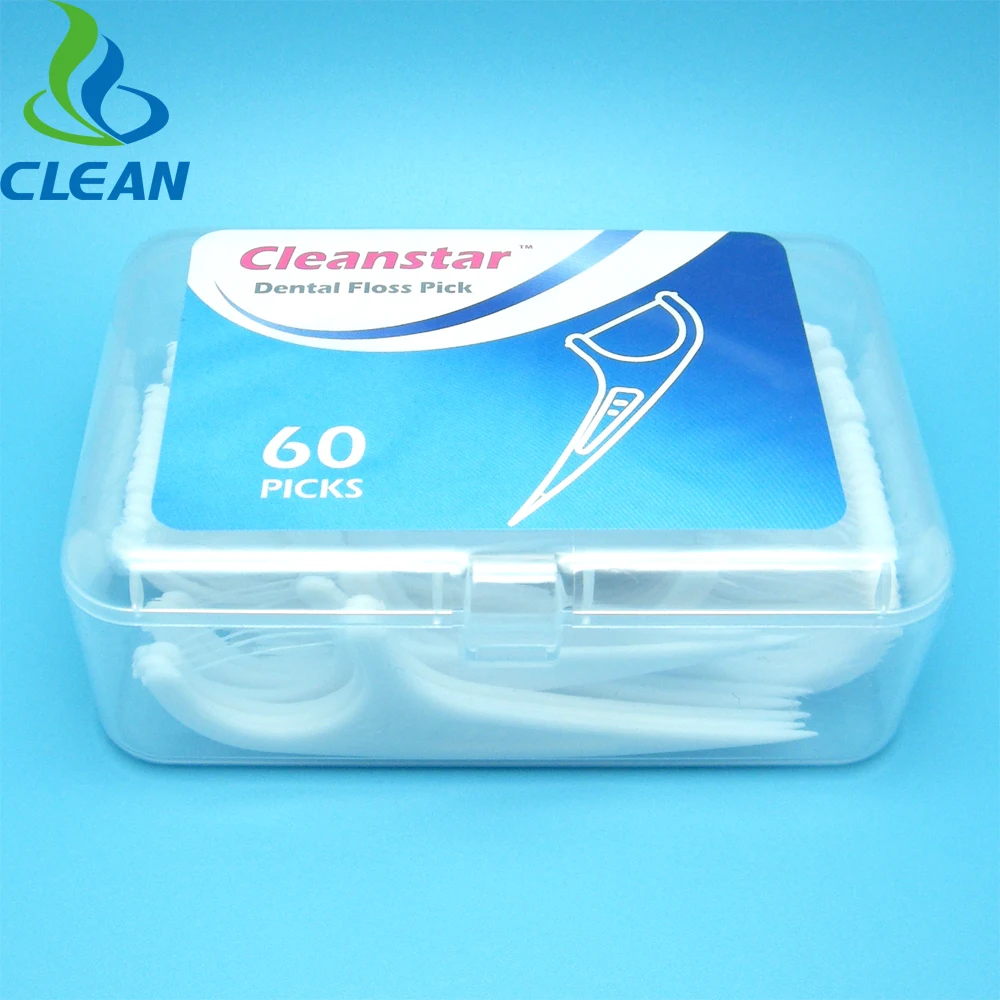 90*60*34mm 5060 Picks Clear Dental Floss Container Plastic Pp Box