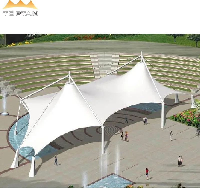 Popular Stadium Bleacher Seats Tent Roofing Tensile Membrane Structure ...