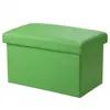 Foldable Leather Long Storage Bench Footrest Stool Coffee Table For Home