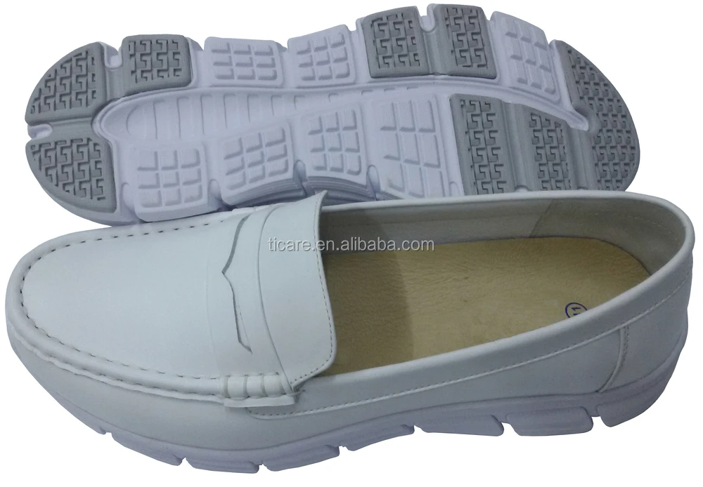 non slip white nursing shoes