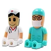 cartoon doctor nurse pendrive low price u disk 4gb 64gb usb 2.0 funny usb flash drive 32gb 16gb 8gb memory stick