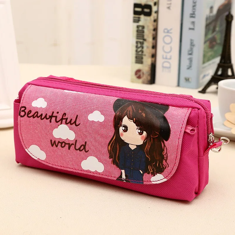 Girls Promotional 100 Polyester Pencil Bags In Pencil Bags Cases For