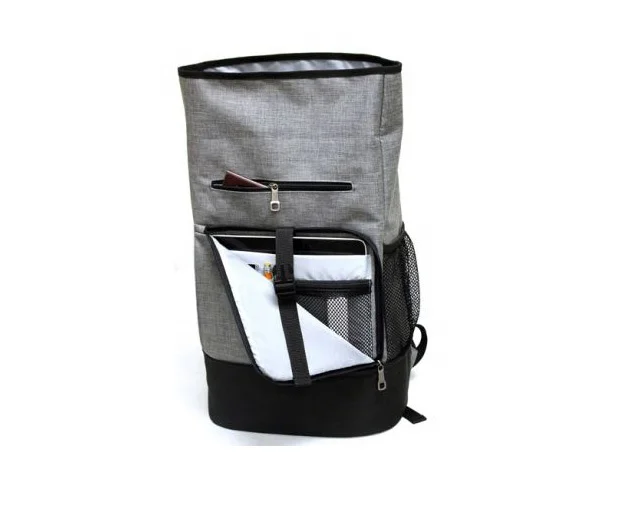 Rolltop Food Delivery Backpack Lunch Box Bag School Day Use Thermal