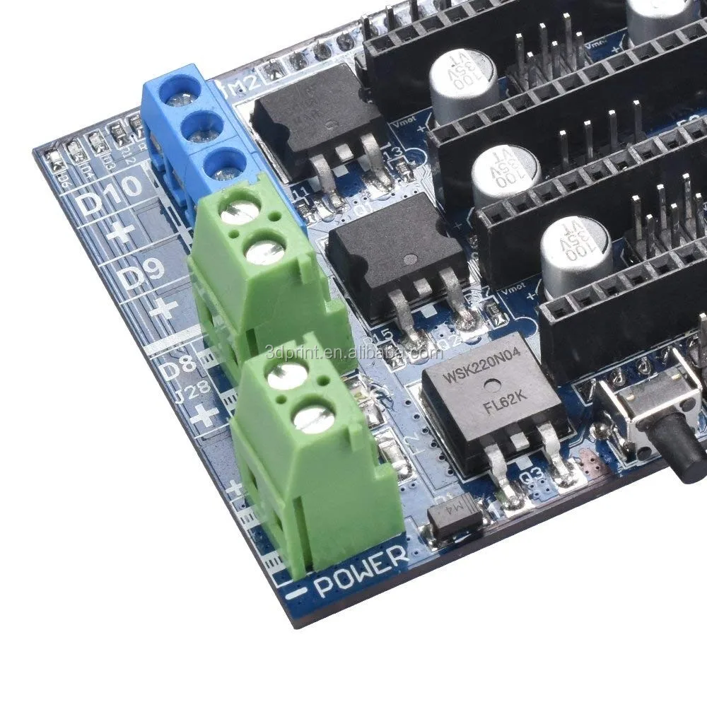 3d Printer Board Ramps 1.6 Expansion Control Panel With Heatsink