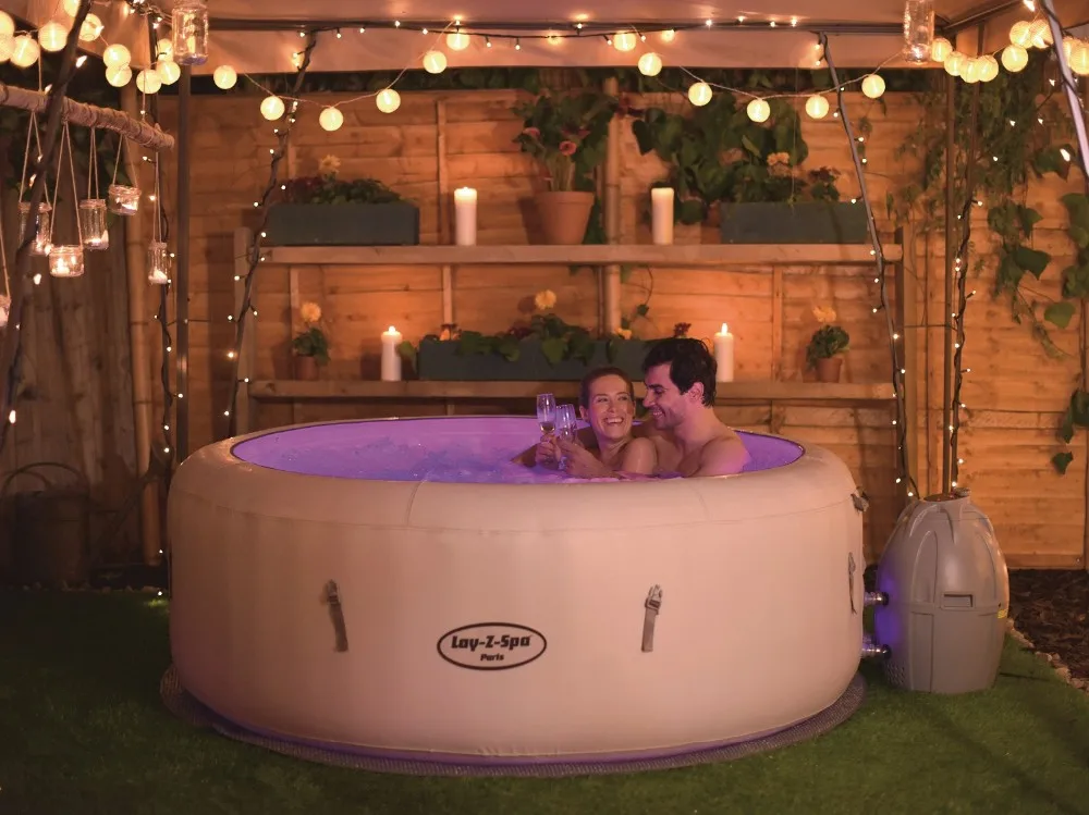 Bestway 54148 Lay Z Spa Paris Inflatable And Portable Softub Spa