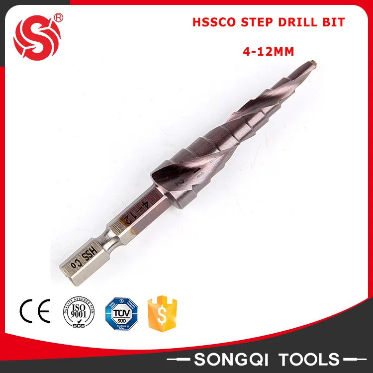 HSSCO Step Drill bit1