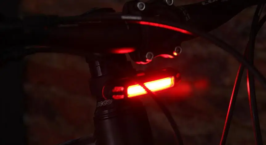 New 300 lumens 2256 bike lights USB charging headlights with mountain bike warning taillights