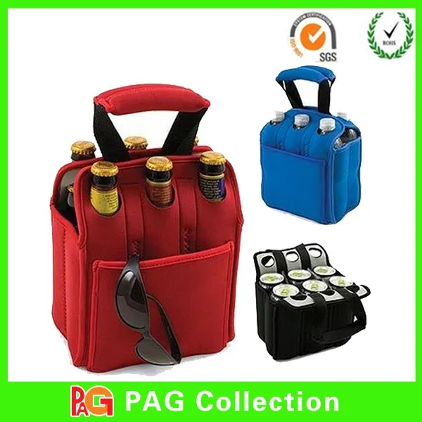 Neoprene Insulated 6pack Beer Bottle Cooler,Wholesale Six Pack Cooler