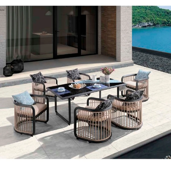 New Design Of Garden Aluminum Dining Chair And Table - Buy Garden Chair