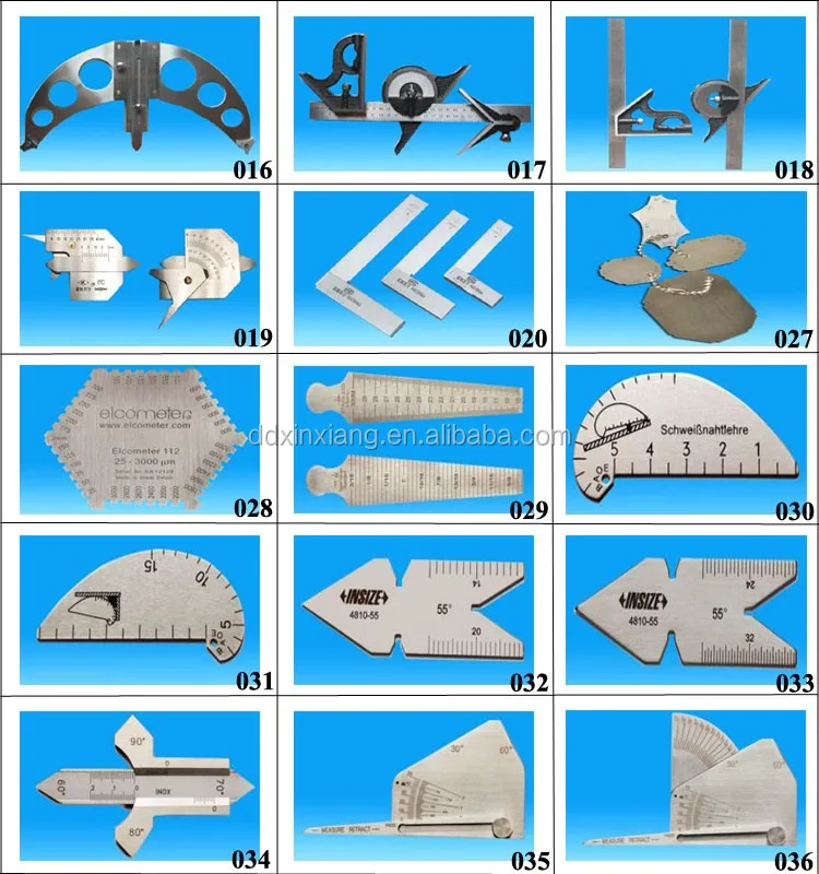 Fourpiece Welding Gauge For Testing The Welding Buy Welding Seam