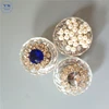 Crystal handle knob for drawer cabinet door diamond shape pearl jewel knob European style home fitting