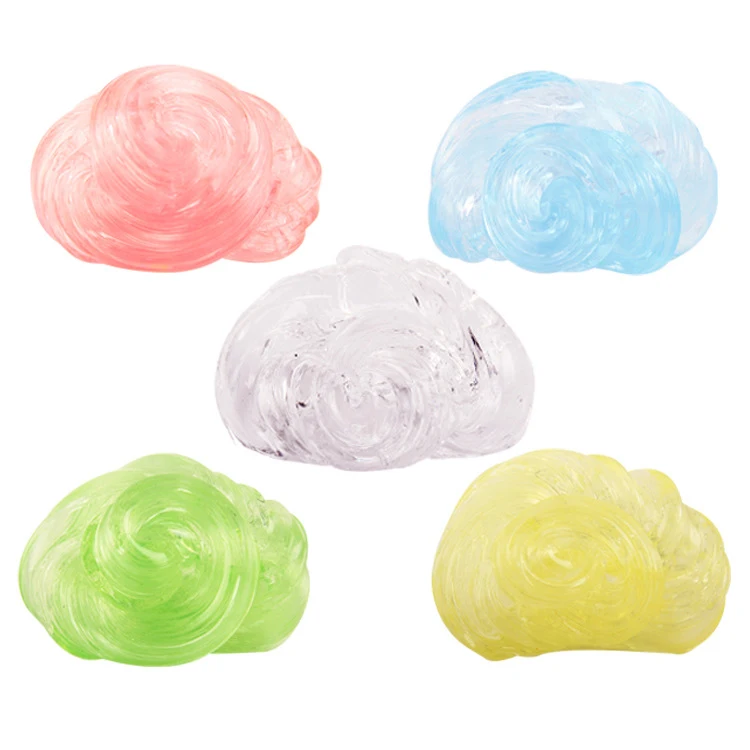 Fidget Toy Clear Bouncing Putty Slime Toy For Stress