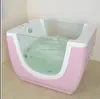 Hot Sale Freestanding Side Glass Bathtub for Standing Baby Bath Tub