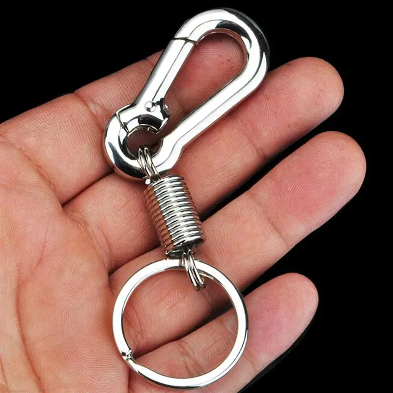 Clip Hanging Tools Retractable Gourd Buckle Stainless Steel Carabiner Keyring 
