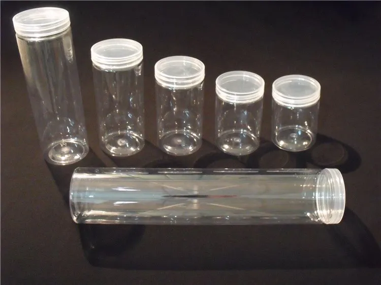 tall clear plastic containers