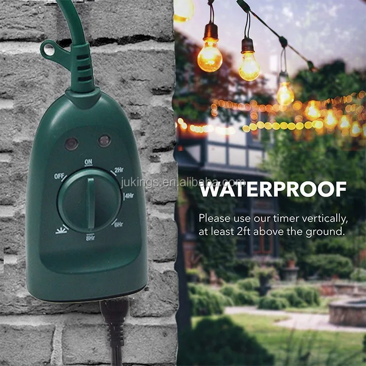 Etl Approved Outdoor 24 Hour Water Resistant Photoelectric Countdown