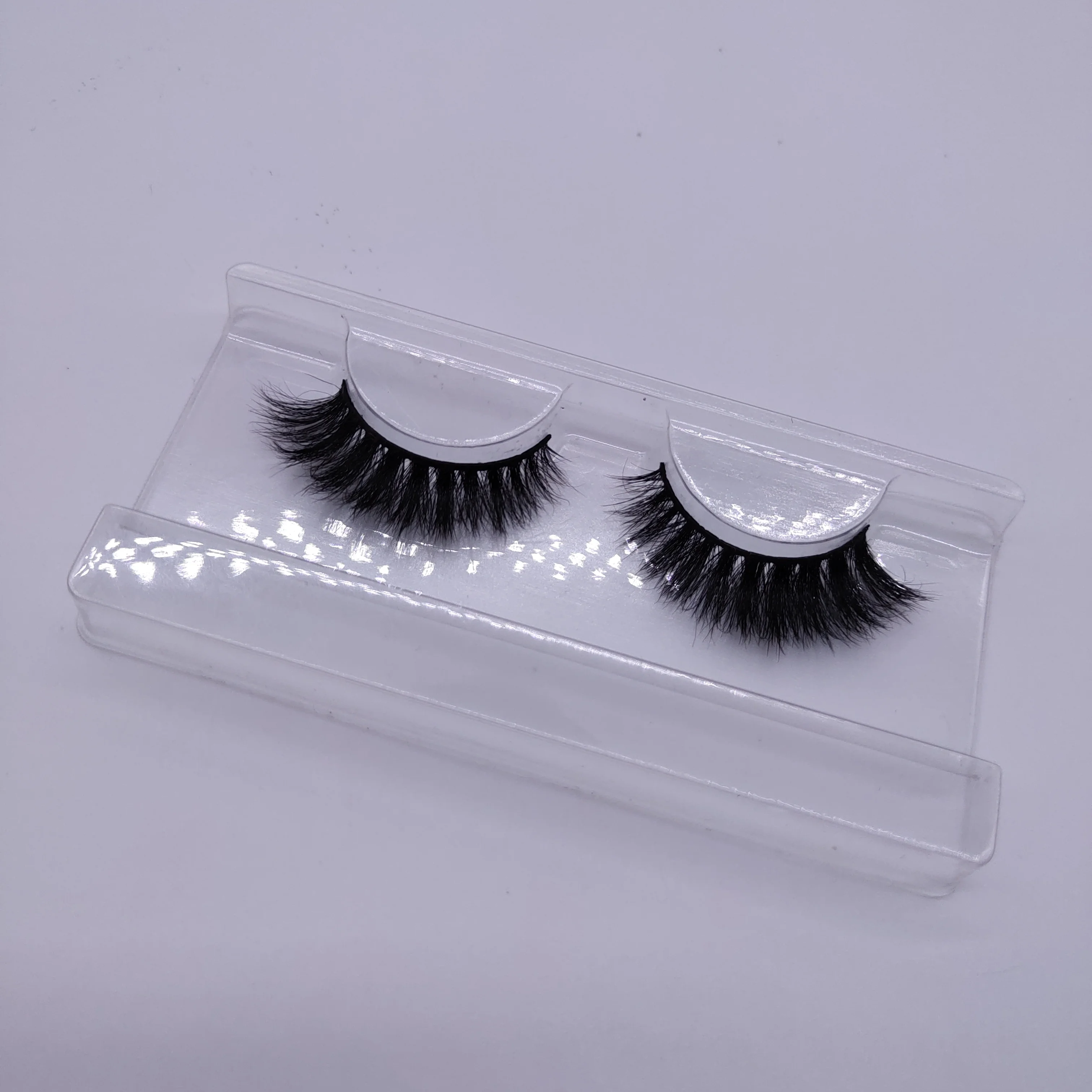 customised eyelash packaging house hair wispy lashes/ eyelashes