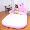 OEM inflatable air mattress soft bed inflatable bed flocked inflatable pvc double size air bed