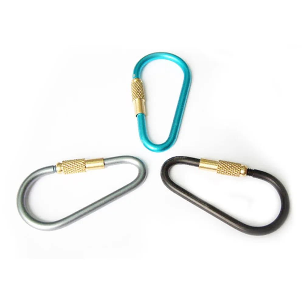 Oem Aluminum Colorful Screw Locking Carabiner Buy Screw Locking