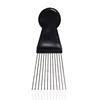 Black Metal Afro Pik Lift Hair Comb Wig Braid Hair Styling Comb Hairdressing Tool