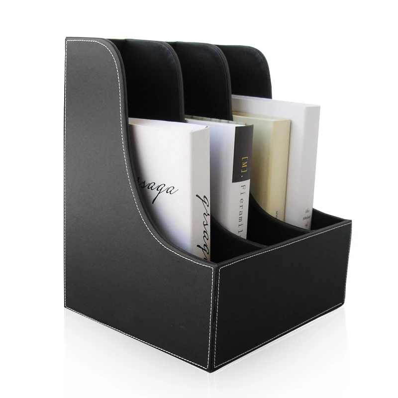 A4 A5 Leather Storage Box File Document Tray - Buy A4 A5 Leather ...