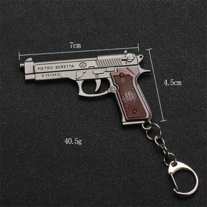 Hot Sale Zinc Alloy Gaming Weapon Metal Gun Keychain For Recreation Buy Keychain Zinc Alloy