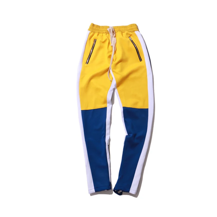 slim fit polyester track pants