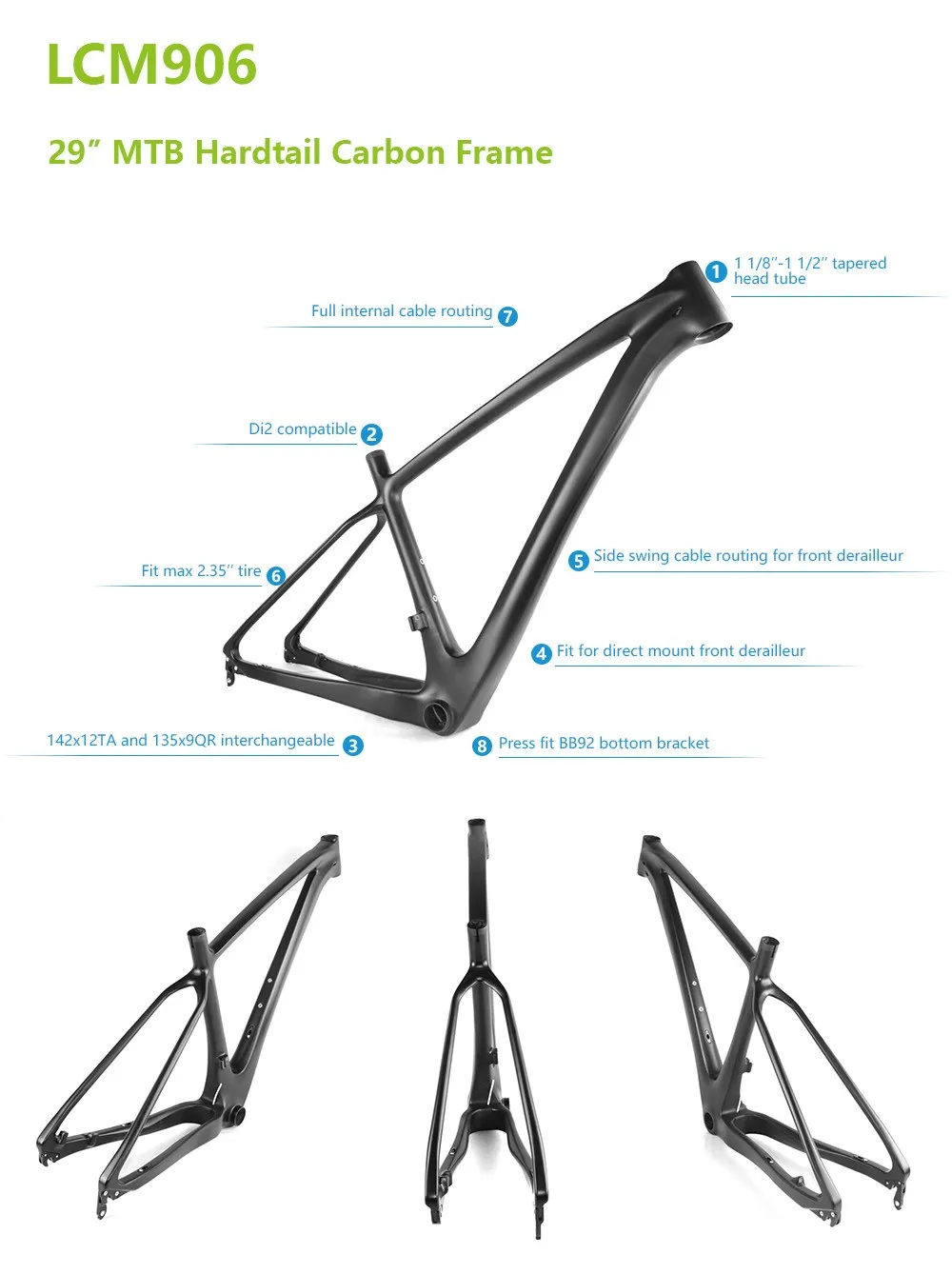 19.5 bike frame