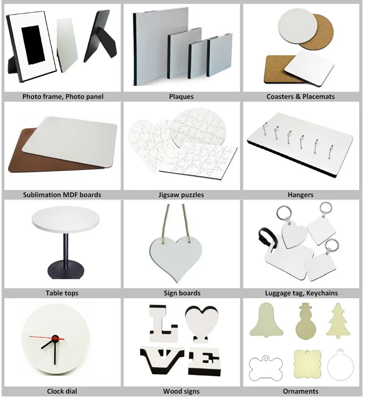 Wholesale Blank Mdf Sublimation Fridge Square 50mm Buy