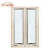Good Soundproof European design aluminum casement window double,triple pane glazed frame price
