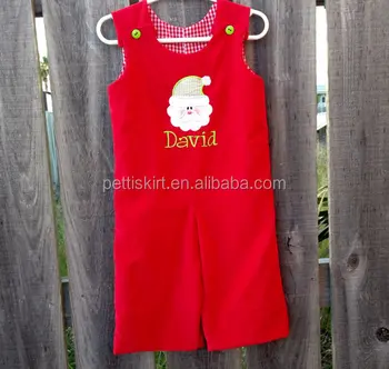 red baby jumpsuit