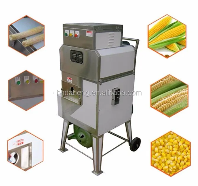 Frozen Corn Sheller Fresh Corn Seeds Remover Sweet Corn Threshing
