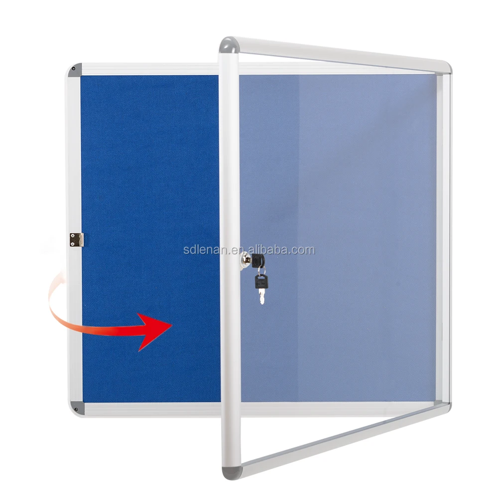 Fancy 4a 6a 9a Shatterproof 3mm Acrylic Sheet Bulletin Board With Lock
