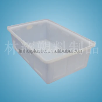 square plastic tub