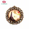 Stunning Crystal Pendants New Arrival Metal Cameo Setting