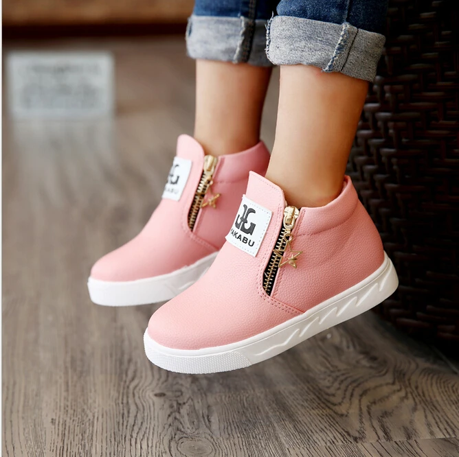 Boy girls casual Martin short boots fashion single sapatos infantil princesse botas kids baby nina boys