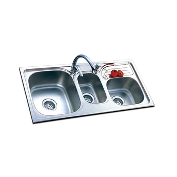 910a Triple Bowls Kitchen Sinks Stainless Steel View Sink Bowls Kitchen Sinks Stainless Steel