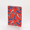 Solid or 1-7color print stretchable fabric book cover school book cover