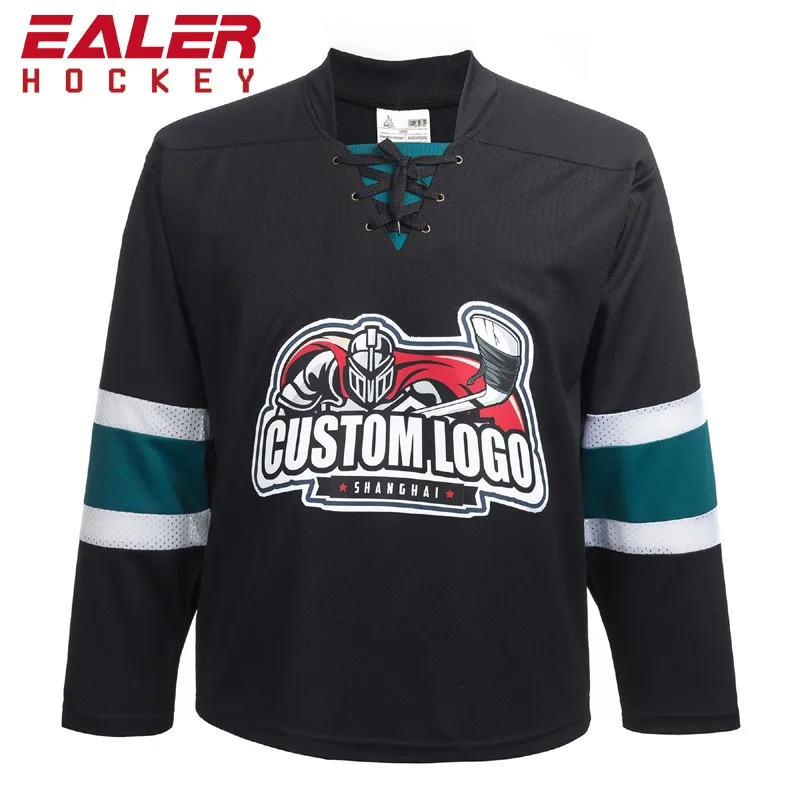 Unique Design Custom Hockey Jersey With Embroidery Tackle Twill Logo