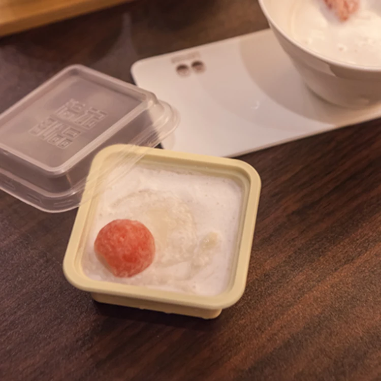 ice cream container with dome lid