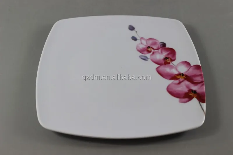 Sales promotion Square Melamine Dinner plate
