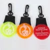 Hot selling High quality Plastic bulb shape 3 led flashing blink keychain for school bag