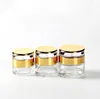free samples lotion glass container with screw caps frosted glass cosmetic cream jar with silver lid