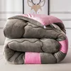 Superior flannel fleece comforter/estofar with super soft hand feeling