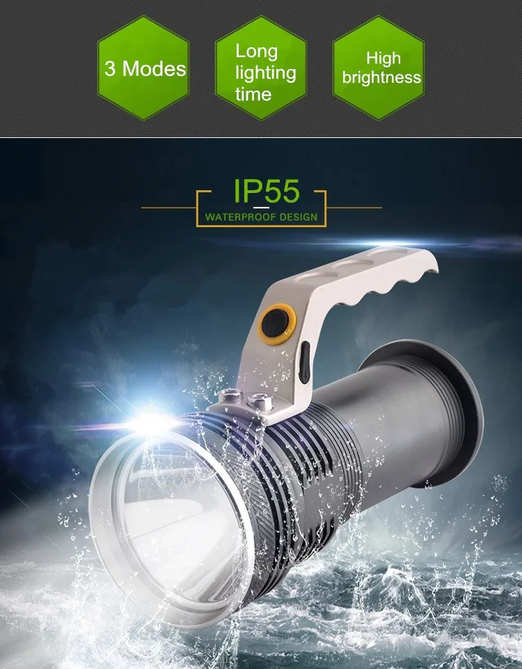 Geleid Oplaadbare Zaklamp Prijs,Krachtige Zaklamp Zaklamp Met De Hand