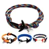 Where To Buy Charm Women Men Leather Rope Custom Anchor Bracelet