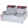 Professional CE Certificate freidora Kitchen Equipment Electric Gas Industrial Deep Fryer with 2 Tank