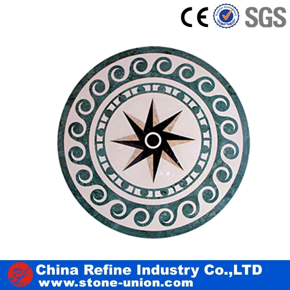 interior decoration waterjet marble medallion stone hotel flooring interior decoration waterjet marble medallion stone hotel flooring